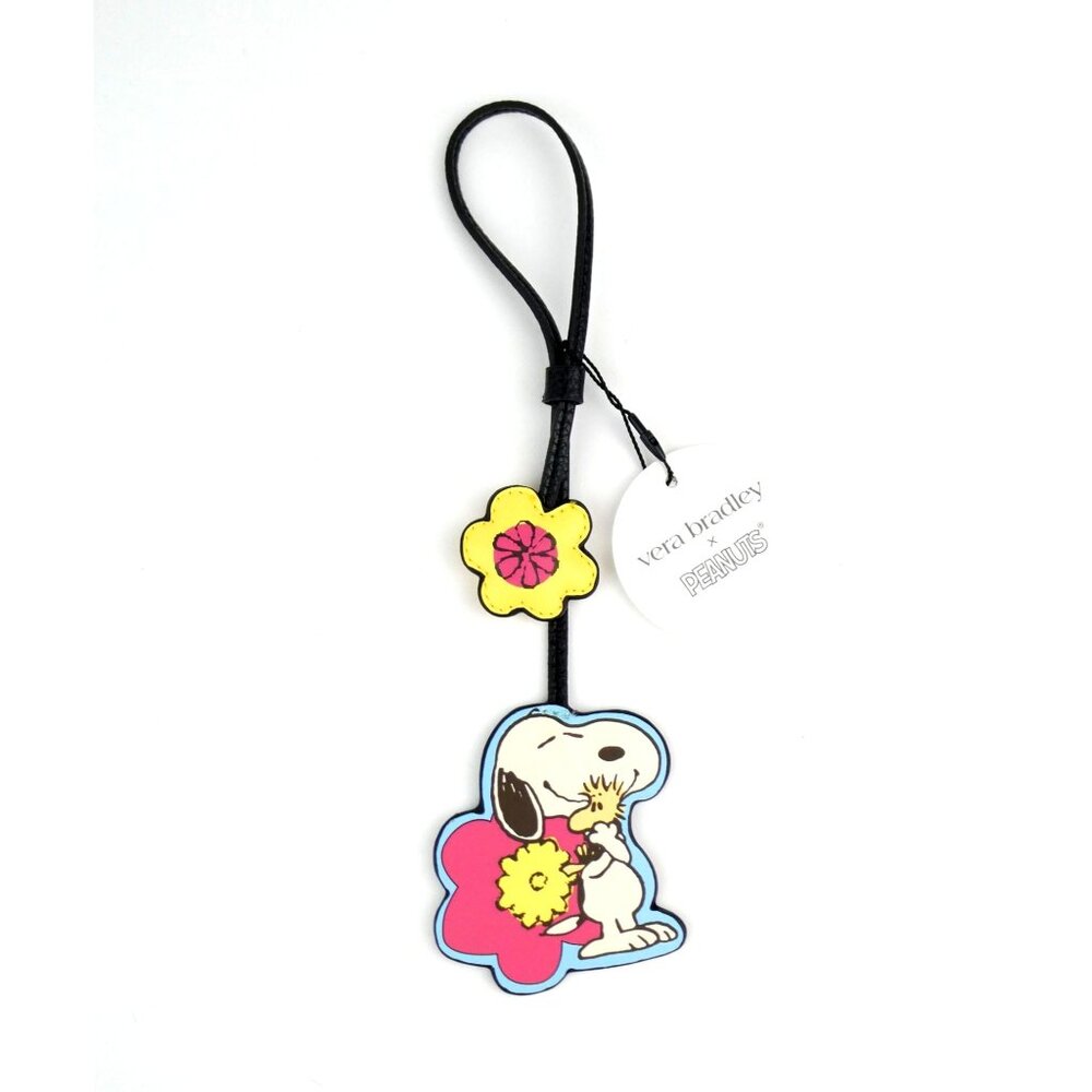 Vera Bradley Peanuts Garden Bag Charm NWT